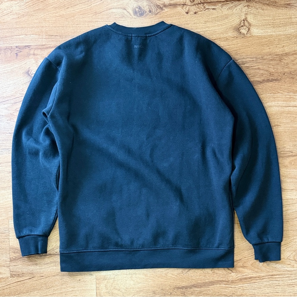 nuuds Black Crewneck with Cream Logo - Picture 7 of 8